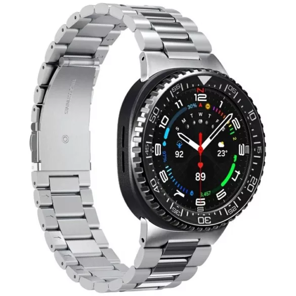 Spigen Bezel Tune Pro Diver tok Samsung Galaxy Watch 8 46 mm-es Samsung Galaxy Watch 8 46mm fekete