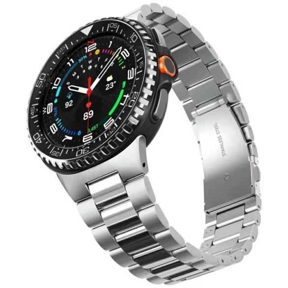 Spigen Bezel Tune Pro Diver tok Samsung Galaxy Watch 8 46 mm-es Samsung Galaxy Watch 8 46mm fekete