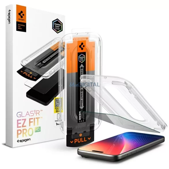 Spigen Glas.Tr kamera EZ FIT Pro HD adatvédelmi üveg Apple iPhone 17 Pro / 17 / 16 Pro 1db