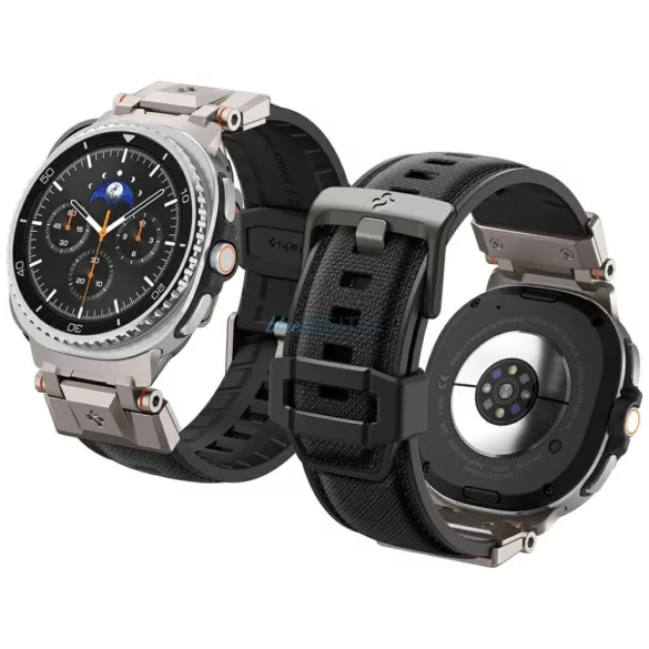 Spigen DuraPro Armor szíj Samsung Galaxy Watch 8 / 9 / Classic 40/44/46mm - fekete