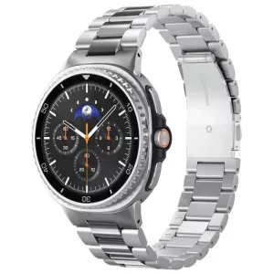 Spigen Modern Fit szíj Samsung Galaxy Watch 8/Classic 40/44/46mm ezüst színű órához