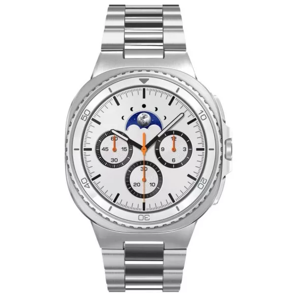 Spigen Modern Fit szíj Samsung Galaxy Watch 8/Classic 40/44/46mm ezüst színű órához