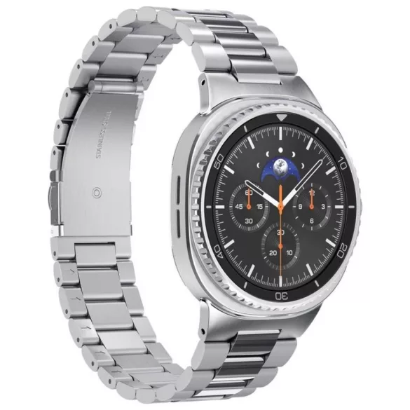 Spigen Modern Fit szíj Samsung Galaxy Watch 8/Classic 40/44/46mm ezüst színű órához