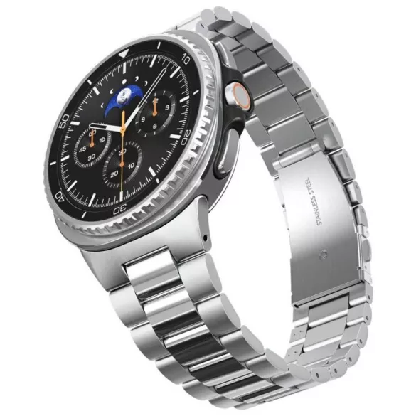 Spigen Modern Fit szíj Samsung Galaxy Watch 8/Classic 40/44/46mm ezüst színű órához