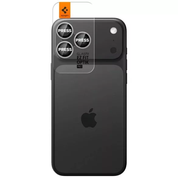Spigen Optik Pro Glas.TR "EZ FIT" kameravédő 2db iPhone 17 Pro Max / 16 Pro / 16 Pro Max készülékre
