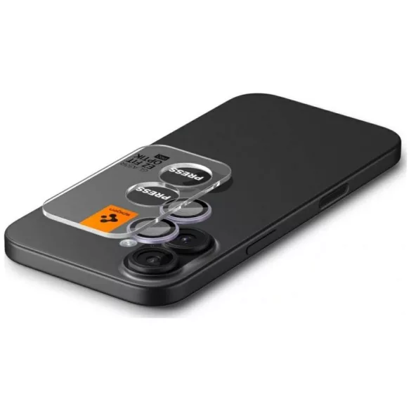 Spigen Optik Pro Glas.TR "EZ FIT" kameravédő 2db iPhone 17 / 16 / 16 Plushoz lila