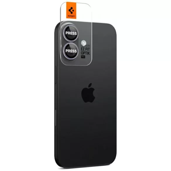 Spigen Optik Pro Glas.TR "EZ FIT" kameravédő 2db iPhone 17 / 16 / 16 Plushoz lila