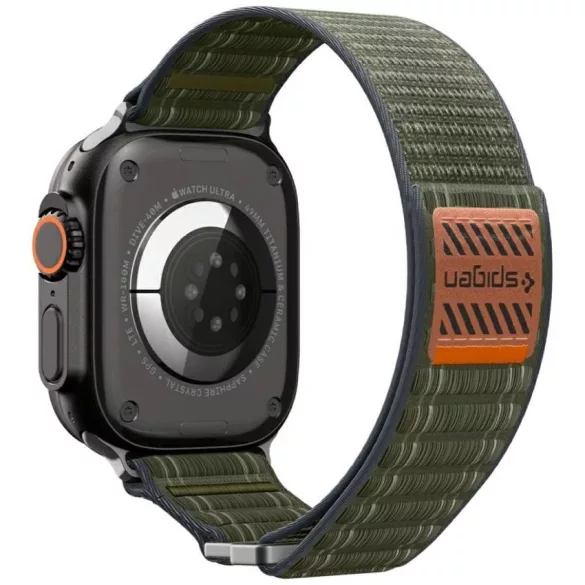 Spigen WBF0 szíj Apple Watch 8/9/10/11/SE/Ultra (44/45/46/49mm) zöld