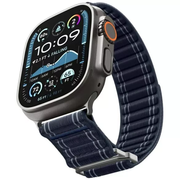Spigen WBF0 szíj Apple Watch 8/9/10/11/SE/Ultra (44/45/46/49mm) tengerészkék színű órához
