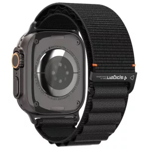 Spigen WBF1 szíj Apple Watch 6/7/8/9/10/11/SE/SE 3/Ultra 1/Ultra 2/ Ultra 3 44/45/46/49mm fekete