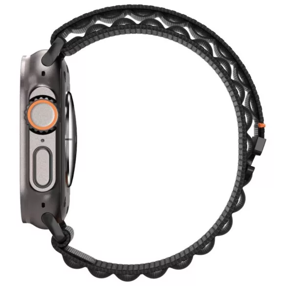 Spigen WBF1 szíj Apple Watch 6/7/8/9/10/11/SE/SE 3/Ultra 1/Ultra 2/ Ultra 3 44/45/46/49mm fekete