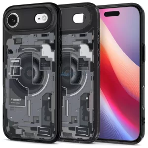Spigen Ultra Hybrid Mag MagSafe tok iPhone Air Zero One, fekete