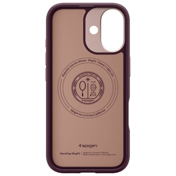 Spigen Nano Pop Mag Mag MagSafe tok iPhone 17 bordóhoz