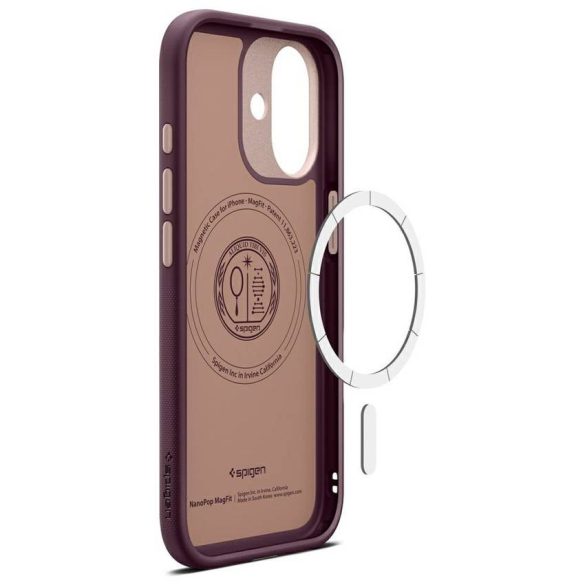 Spigen Nano Pop Mag Mag MagSafe tok iPhone 17 bordóhoz