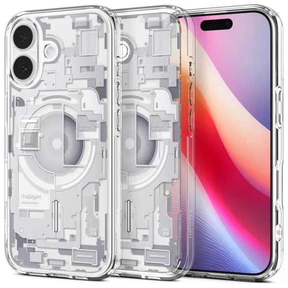 Spigen Ultra Hybrid Mag Mag MagSafe tok iPhone 17 Zero One fehérhez