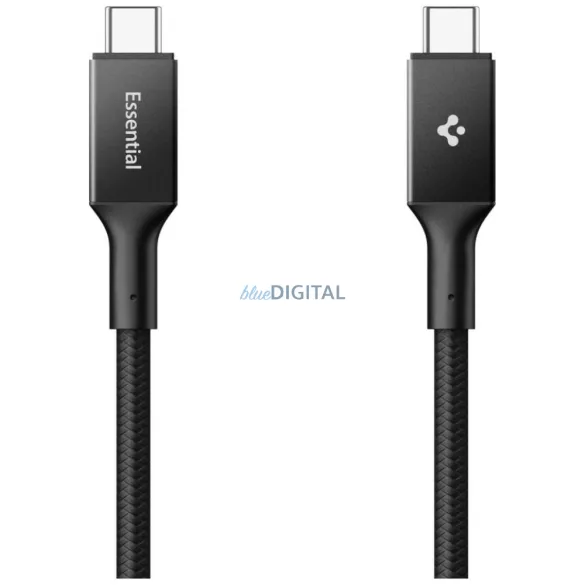 Spigen EB10015CC Essential USB-C kábel 100W 1.5m - fekete
