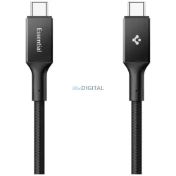 Spigen EB24015CC Essential USB-C kábel 240W 1.5m - fekete