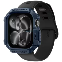   Spigen Rugged Armor V2 tok Apple Watch 10 / 11 42 mm-es modellhez, gránátvörös színben