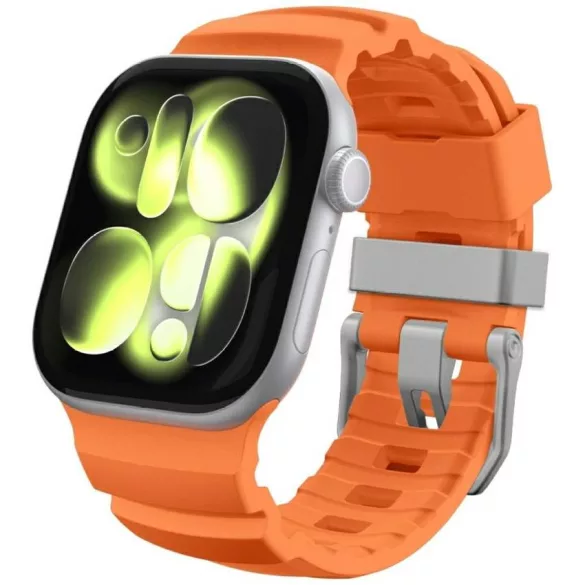 Spigen WBS2 pánt Apple Watch 8/9/10/11/SE/Ultra (44/45/46/49mm) narancssárga színű órához
