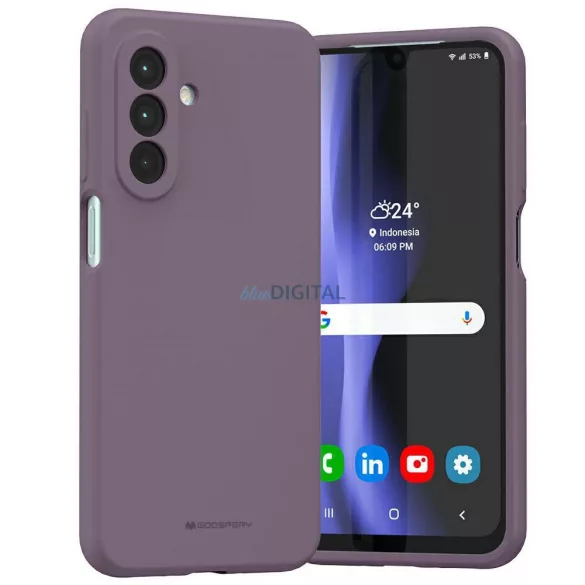 Mercury Silicone tok Samsung Galaxy A26 - lila