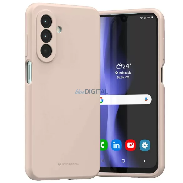 Mercury Silicone tok Samsung Galaxy A26 - pasztell rózsaszín