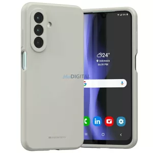 Mercury Silicone tok Samsung Galaxy A26 - világosszürke