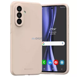   Mercury Silicone tok Samsung Galaxy A36 - pasztell rózsaszín