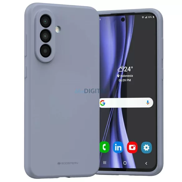 Mercury Silicone tok Samsung Galaxy A56 - levendulalila