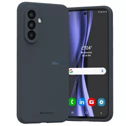 Mercury Silicone tok Samsung Galaxy A56 - tengerészkék