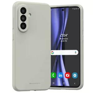 Mercury Silicone tok Samsung Galaxy A56 - világosszürke