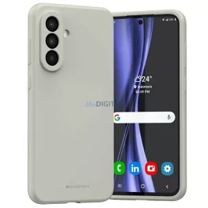 Mercury Silicone tok Samsung Galaxy A56 - világosszürke
