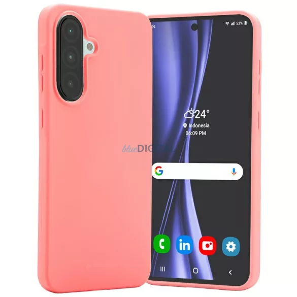 Mercury Soft tok Samsung Galaxy A56 - rózsaszín