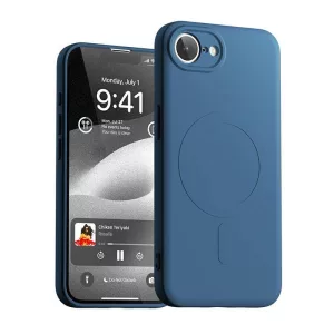 Mercury Semi-Silicone MagSafe-kompatibilis tok iPhone 16e - kék