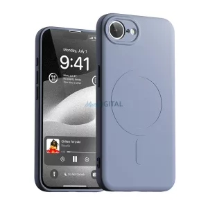 Mercury Semi-Silicone MagSafe-kompatibilis tok iPhone 16e - orgonalila