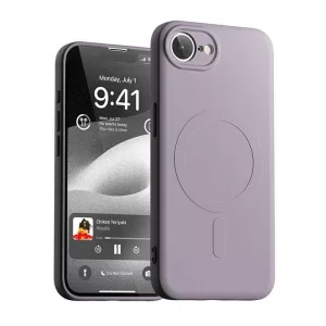 Mercury Semi-Silicone MagSafe-kompatibilis tok iPhone 16e - levendulalila