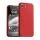 Mercury Semi-Silicone MagSafe-kompatibilis tok iPhone 16e - piros