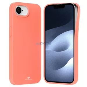 Mercury Soft tok iPhone 16e - halvány rózsaszín