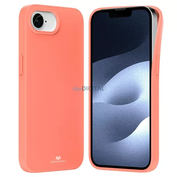 Mercury Soft tok iPhone 16e - halvány rózsaszín