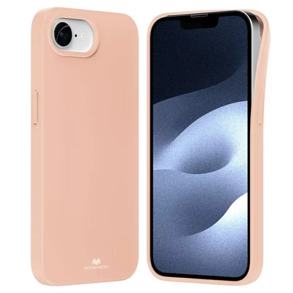 Mercury Soft tok iPhone 16e - pasztell rózsaszín