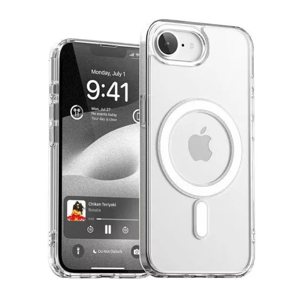 Mercury Jelhard MagSafe-kompatibilis tok iPhone 16e - átlátszó