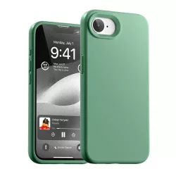 Mercury Silicone tok iPhone 16e - zöld