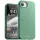 Mercury Silicone tok iPhone 16e - zöld