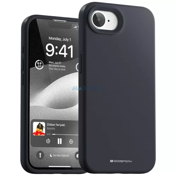 Mercury Silicone tok iPhone 16e - tengerészkék