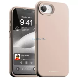 Mercury Silicone tok iPhone 16e - pasztell rózsaszín