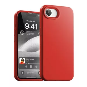 Mercury Silicone tok iPhone 16e - piros