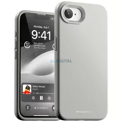 Mercury Silicone tok iPhone 16e - világosszürke
