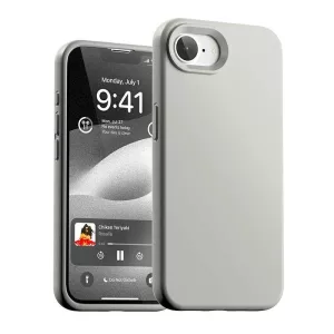 Mercury Silicone tok iPhone 16e - világosszürke