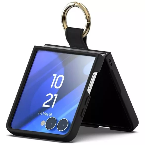 Mercury Gold Ring tok Samsung Galaxy Z Flip7 - fekete