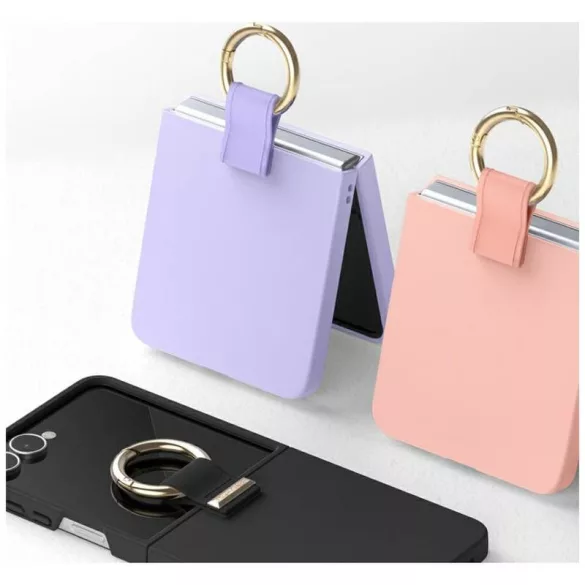 Mercury Gold Ring tok Samsung Galaxy Z Flip7 - fekete