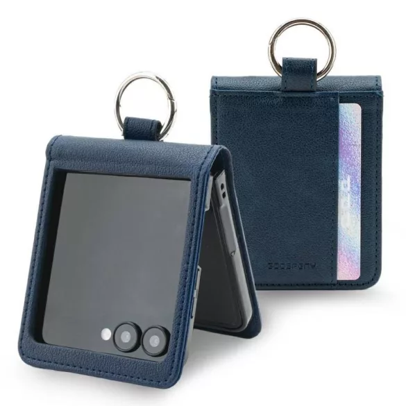 Mercury Basic Diary tok Samsung Galaxy Z Flip7 - tengerészkék